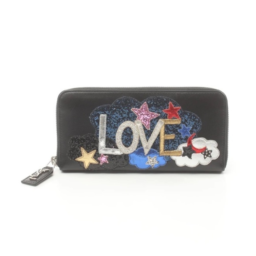 ❌SOLD❌Saint Laurent Rive Gauche Round Zipper Long Wallet